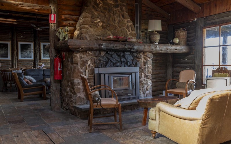 Gather around the fireplace